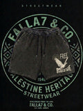Blossom Dove Shorts | Free Palestine Washed Shorts | Falla7 & Co.