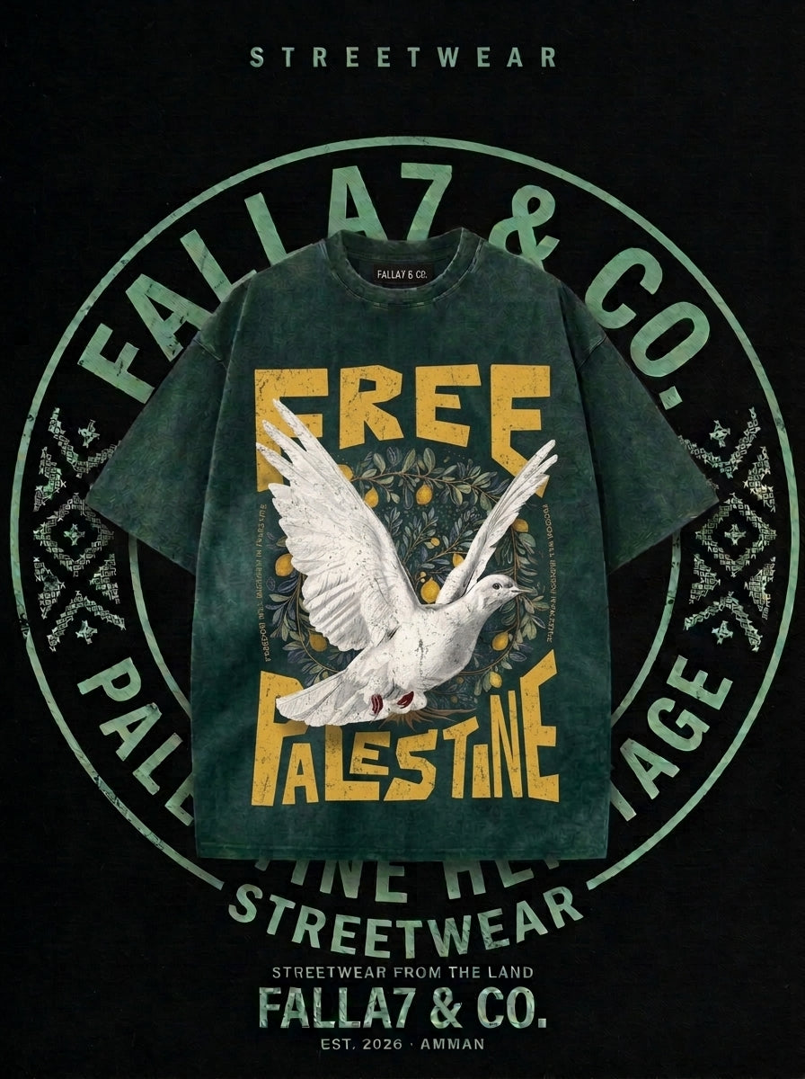 Blossom Dove Tee | Free Palestine T-Shirt | Falla7 & Co.