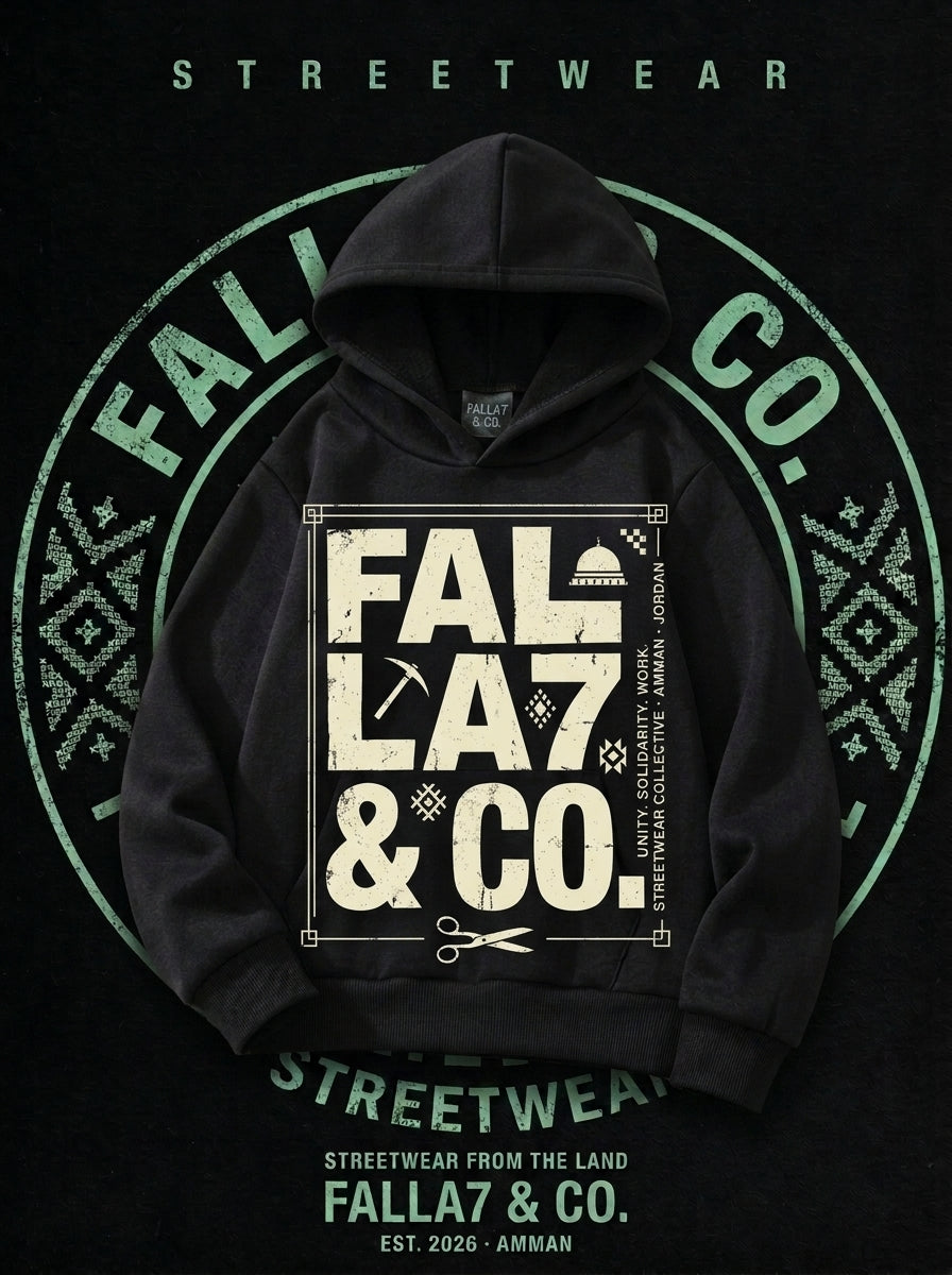 Collective Hoodie | Falla7 & Co. Logo Hoodie | Amman Streetwear