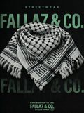 The Falla7 Keffiyeh | Black & White Palestinian Scarf | Falla7 & Co.