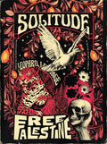 Solitude In Bloom Print | Free Palestine Wall Art | Falla7 & Co.