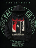 The Passerby Hoodie | Arabic Calligraphy Cat Hoodie | Falla7 & Co.