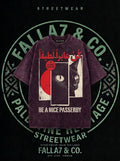 The Passerby Tee | Arabic Calligraphy Cat T-Shirt | Falla7 & Co.